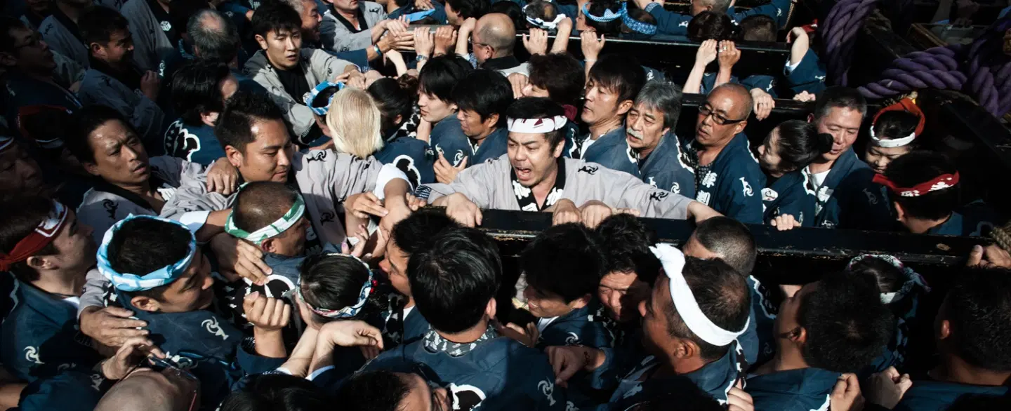 Photo Tour of Tokyo’s Sanja Matsuri festival guided by a pro photographer to capture its energy.