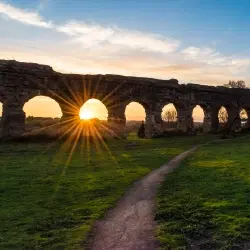 Chasing Dawn Along Aqueducts