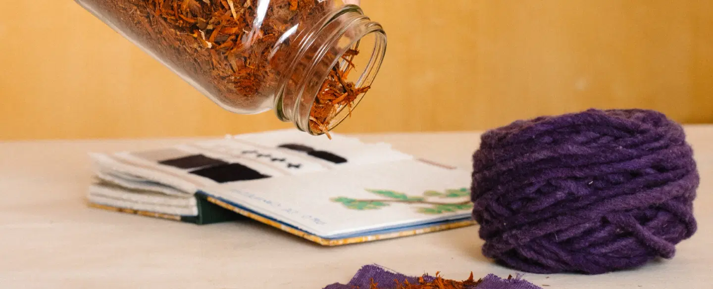 Craft Workshop in Mexico City using recycled paper and natural dyes rooted in Mexican tradition.