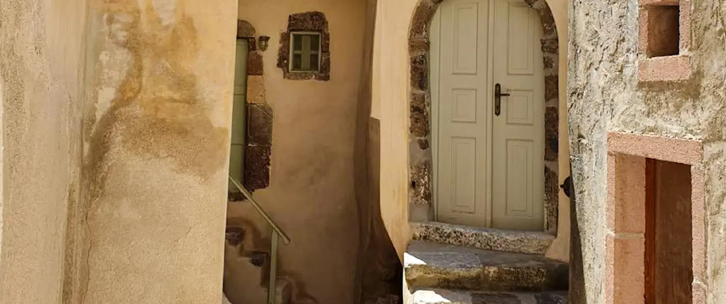Sightseeing Tour in Santorini with a cave church, quiet villages, scenic views and local history.