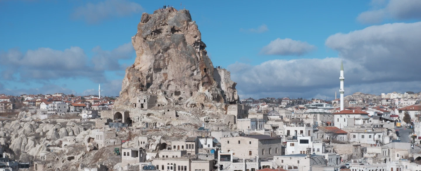 Day Trip in South Cappadocia: Pigeon Valley, underground city, Ortahisar, Red and Rose Valleys.