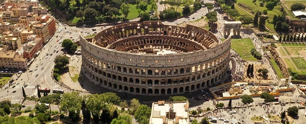 Walking Tour in Rome through the Colosseum and Forum exploring stories of power and imperial glory.