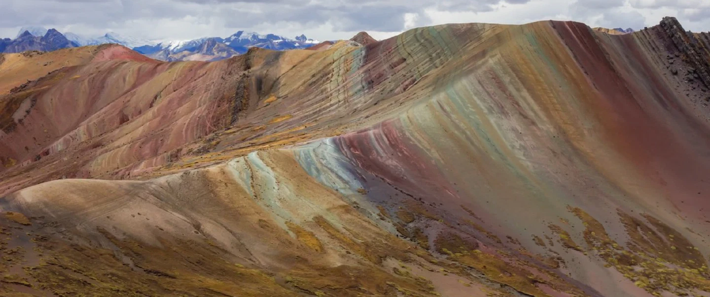 Cultural Hiking Tour to Palccoyo Rainbow Mountain with Pachamama ceremony as a day trip from Cusco.