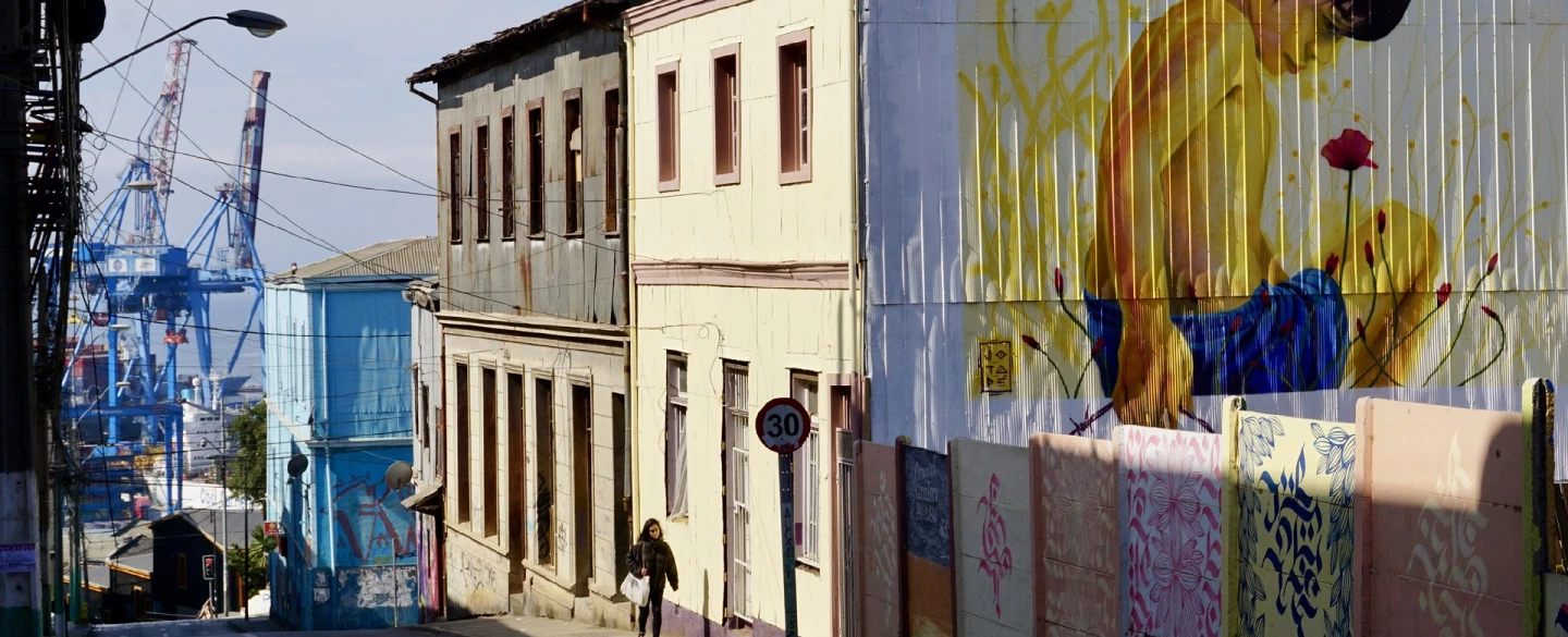 Walking tour in Valparaíso Chile exploring highlights, hidden gems, street art, and local flavors.