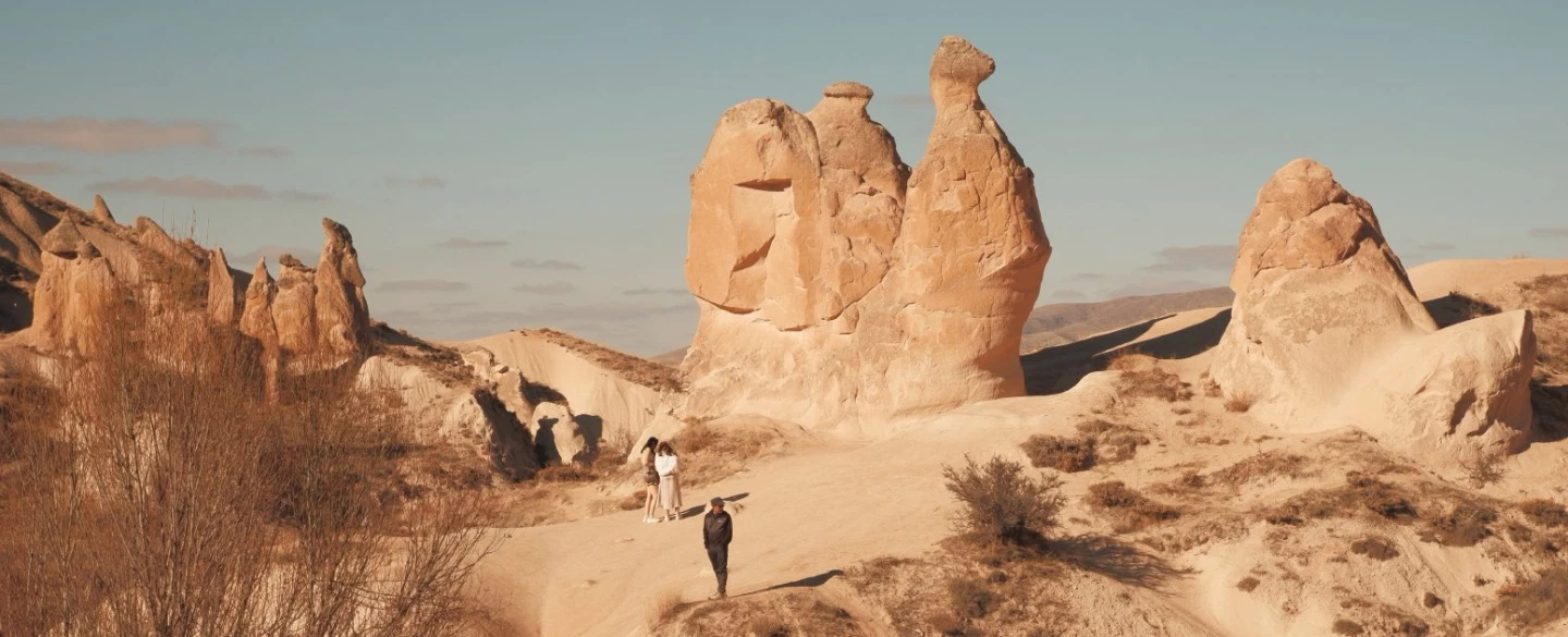 Day Trip in North Cappadocia: Göreme, fairy chimneys, pottery in Avanos, and Imagination Valley.