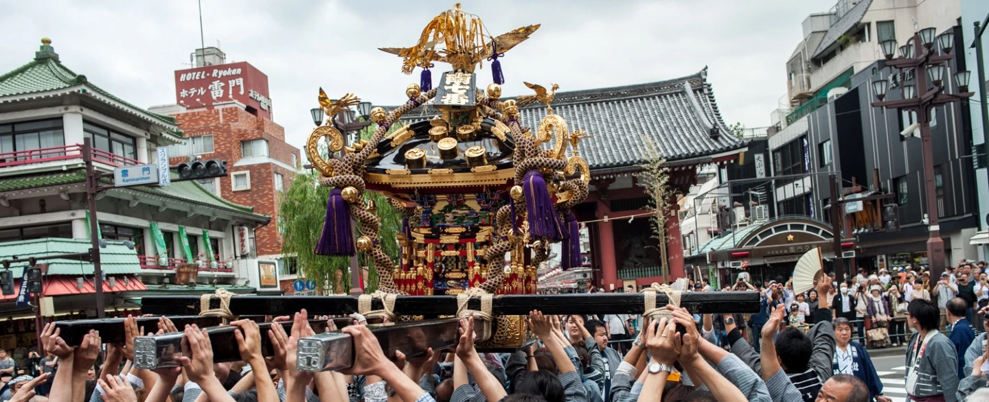 Photo Tour of Tokyo’s Sanja Matsuri festival guided by a pro photographer to capture its energy.