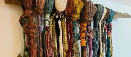 Lima Quipu Workshop with a Peruvian Artist in Barranco, knot-tying and ancestral storytelling.