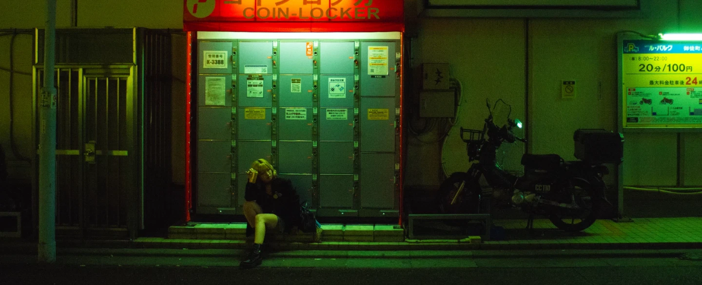 Tokyo night street photography walk through Ueno's back alleys with a documentary photographer.