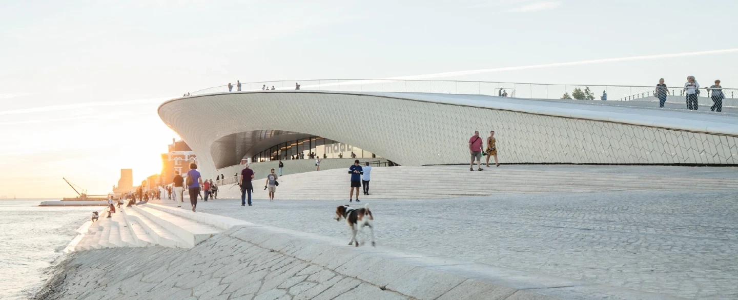 Architecture Tour of Lisbon’s riverfront from the city center to Belém around contemporary designs.