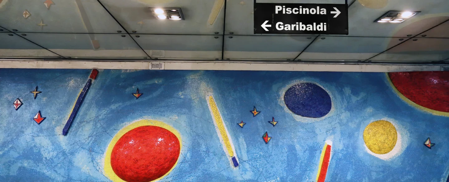 Full-day art tour of Naples' metro stations with architect who worked on them and art never built.