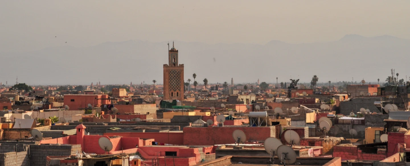Storytelling Walking Tour in Marrakesh: Rooftop tales of curses, trade & history above the medina.