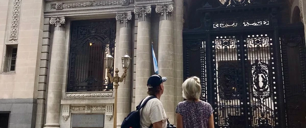 Walking Tour in Buenos Aires, Argentina exploring Recoleta, Retiro, and San Telmo with local guide.