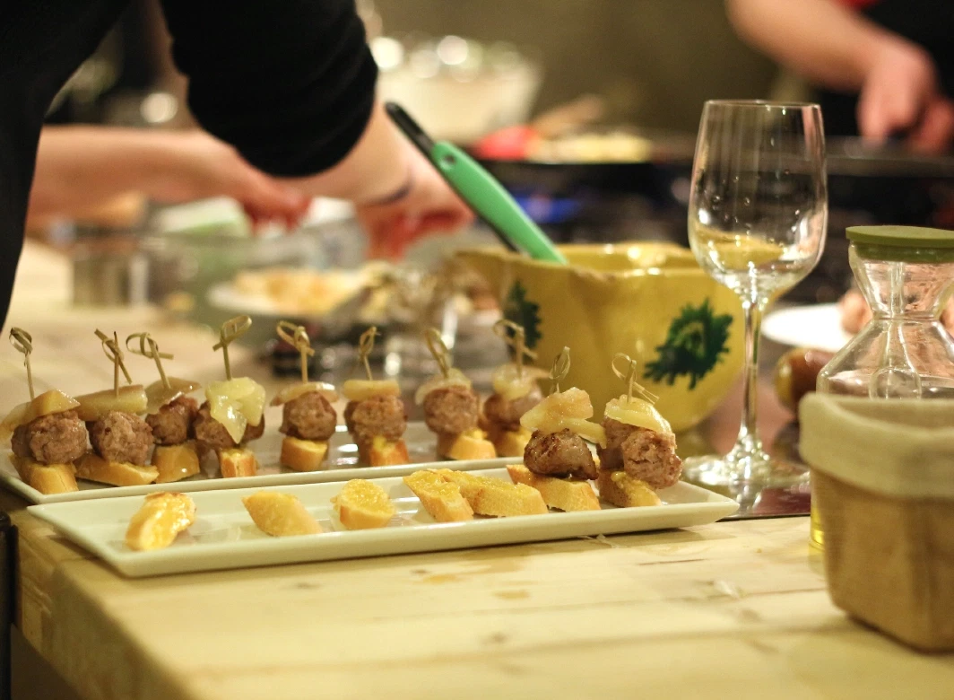 Cooking Workshop in Barcelona with chef-led tapas class, Santa Caterina Market tour and tastings.