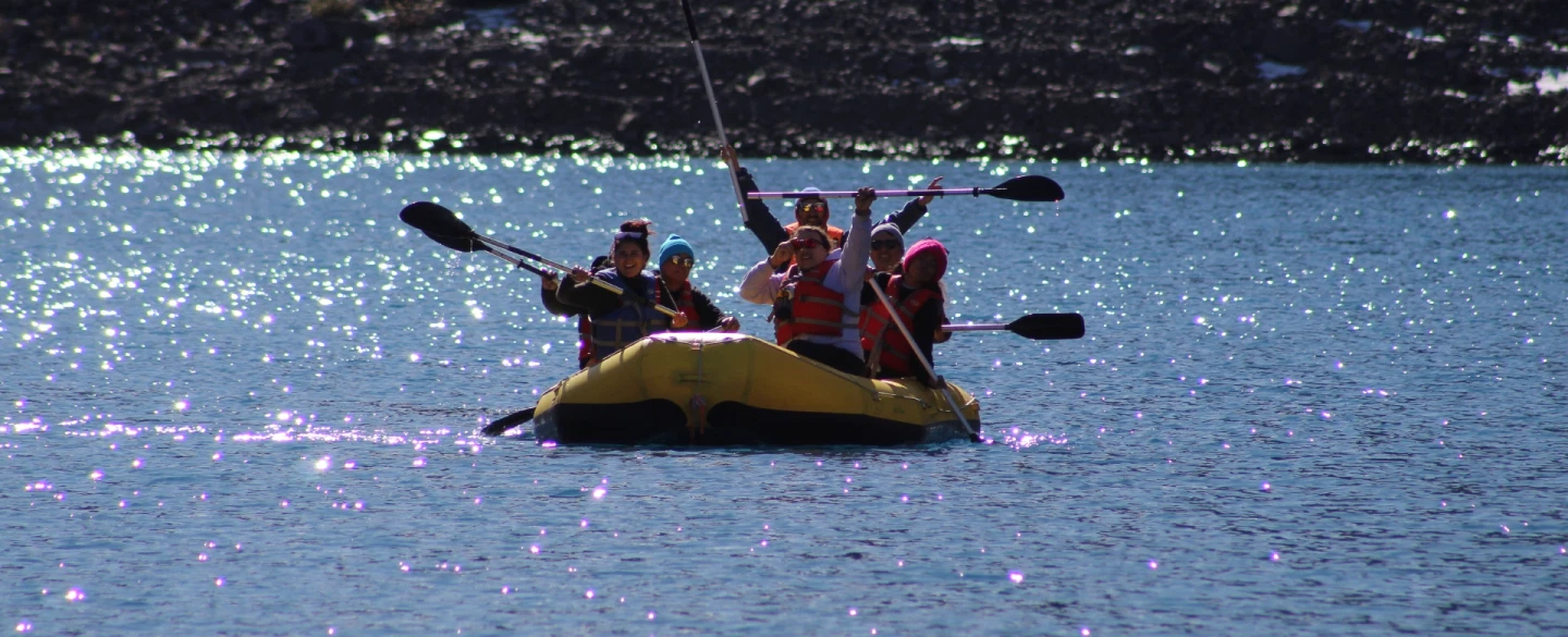 Nature Day Trip from Los Andes near Santiago, Chile, with boat ride on mystical Laguna del Inca.