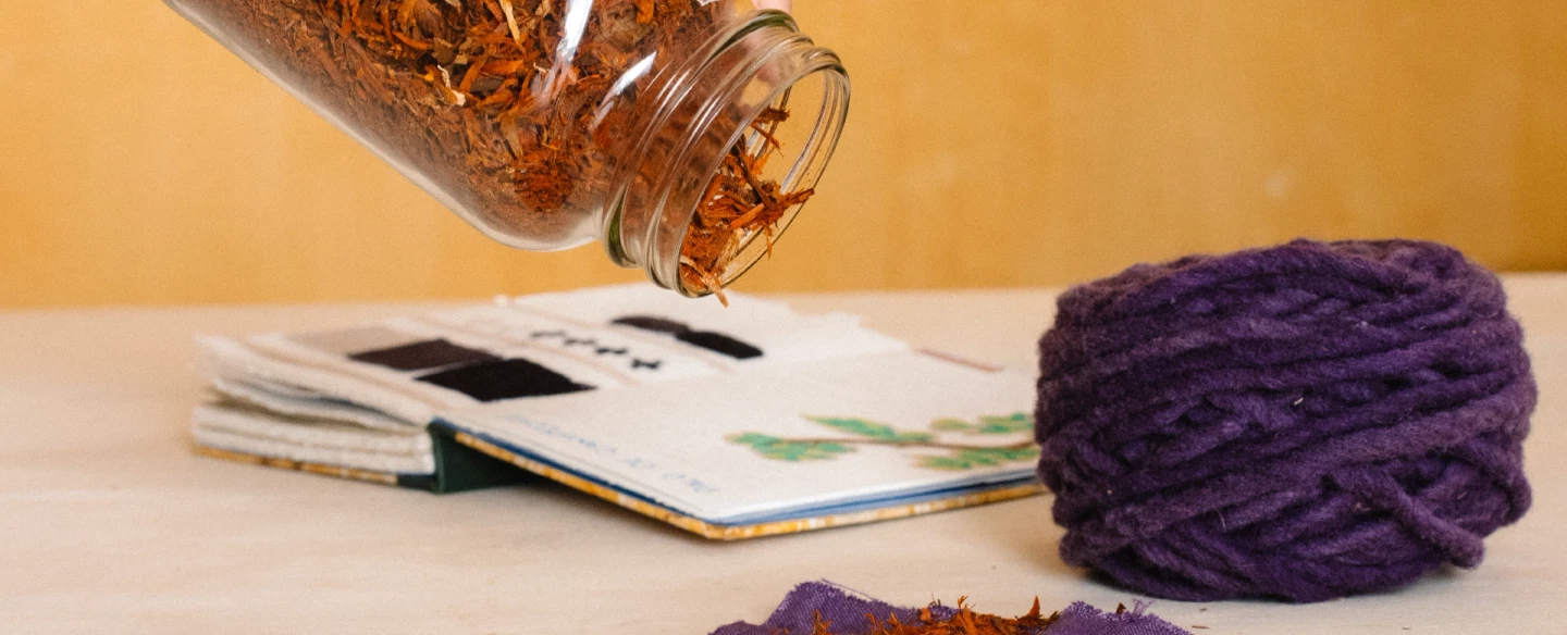 Craft Workshop in Mexico City using recycled paper and natural dyes rooted in Mexican tradition.