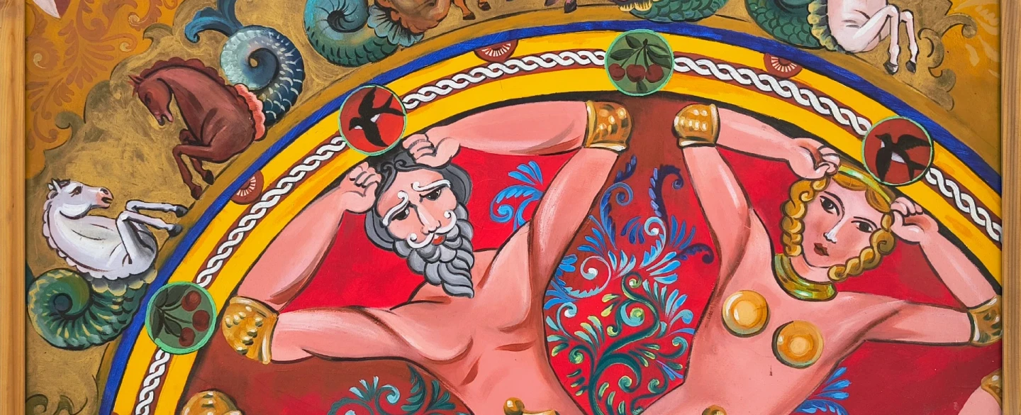 Sicilian Cart Painting Workshop in Palermo, Sicily, with master painters of a vanishing tradition.