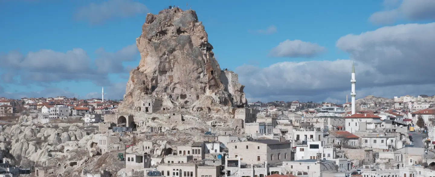 Day Trip in South Cappadocia: Pigeon Valley, underground city, Ortahisar, Red and Rose Valleys.