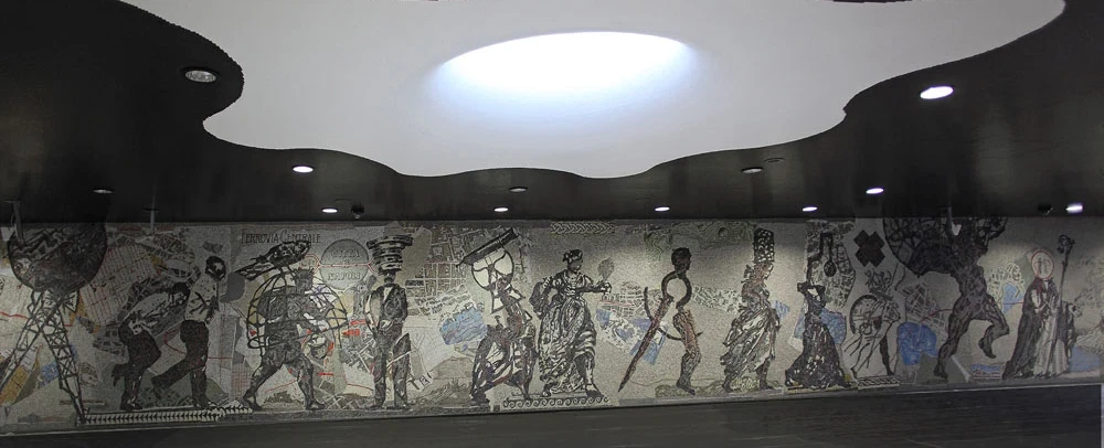 Half-day tour of Naples' art-filled metro stations including world's most beautiful with an insider.