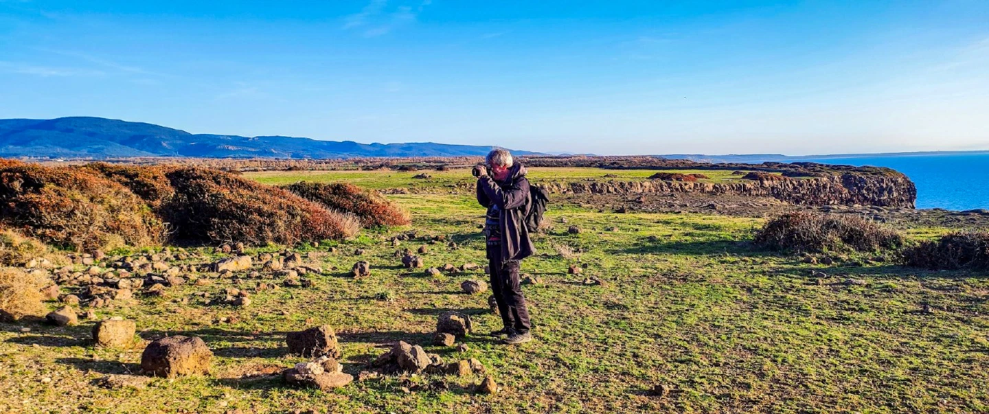 Photo Walk at Capo Nieddu in the Alghero area, capturing Sardinia’s western coast at blue hour.