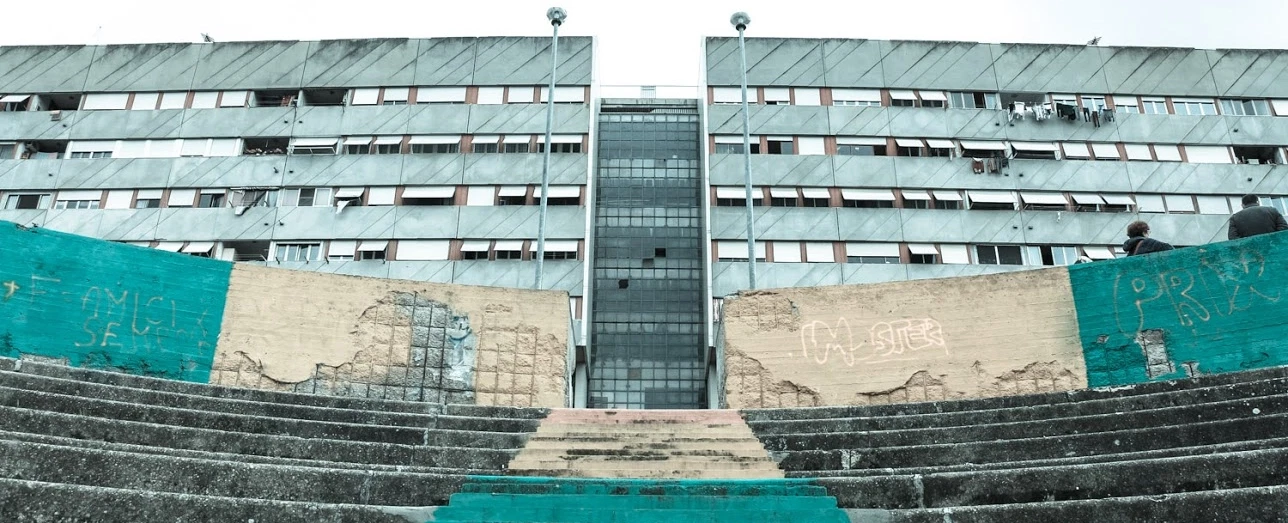 Walking Tour in Rome exploring Corviale, a radical Brutalist housing project from the 1970s.
