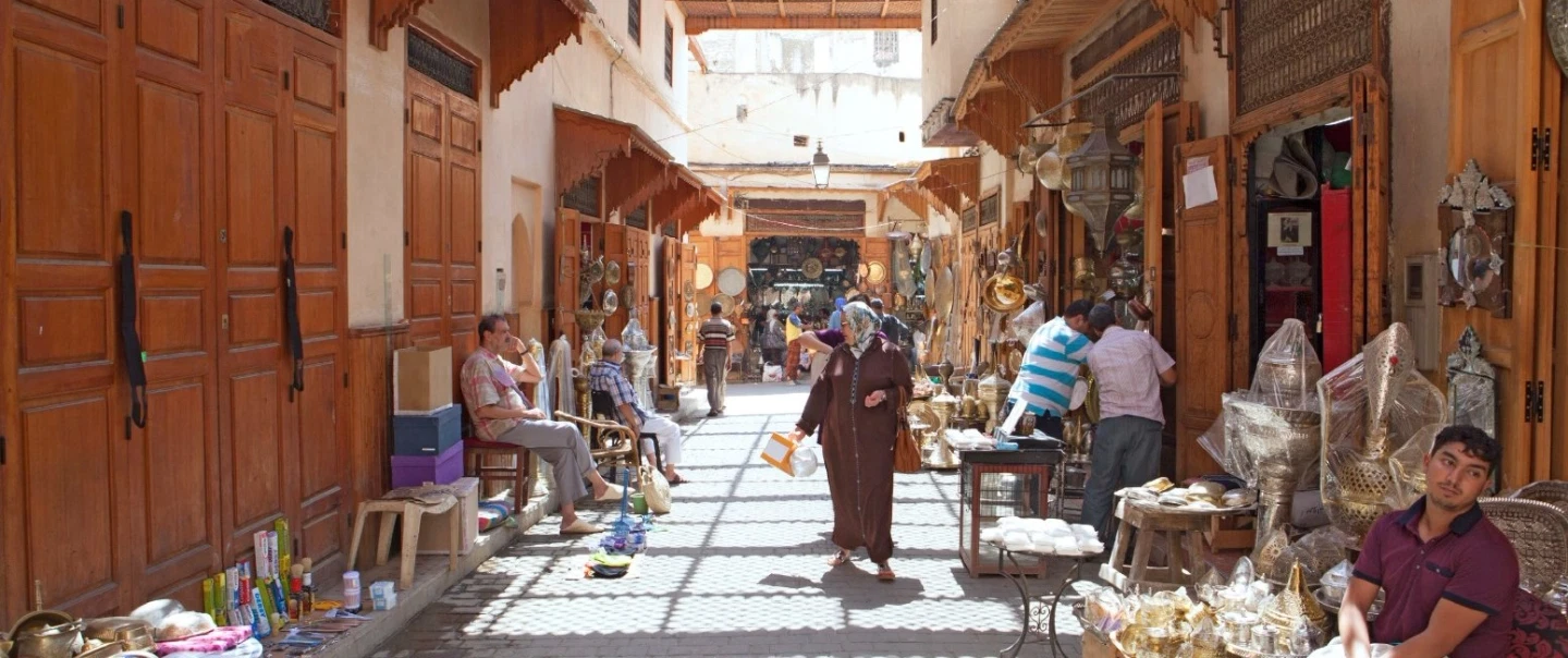 Cooking Class in Fes: Shop, cook, dine and photograph daily life with a Moroccan family at home.