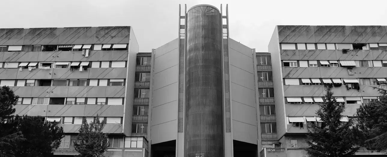 Walking Tour in Rome exploring Corviale, a radical Brutalist housing project from the 1970s.