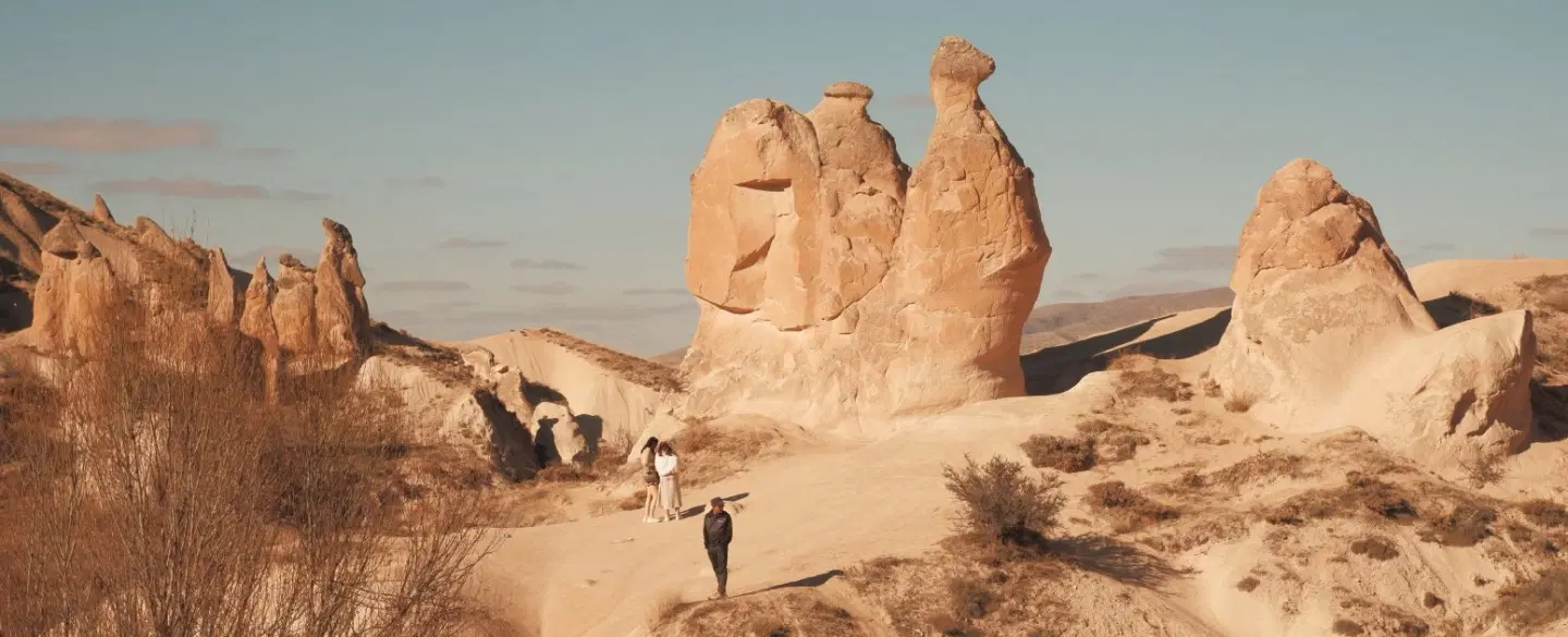 Day Trip in North Cappadocia: Göreme, fairy chimneys, pottery in Avanos, and Imagination Valley.