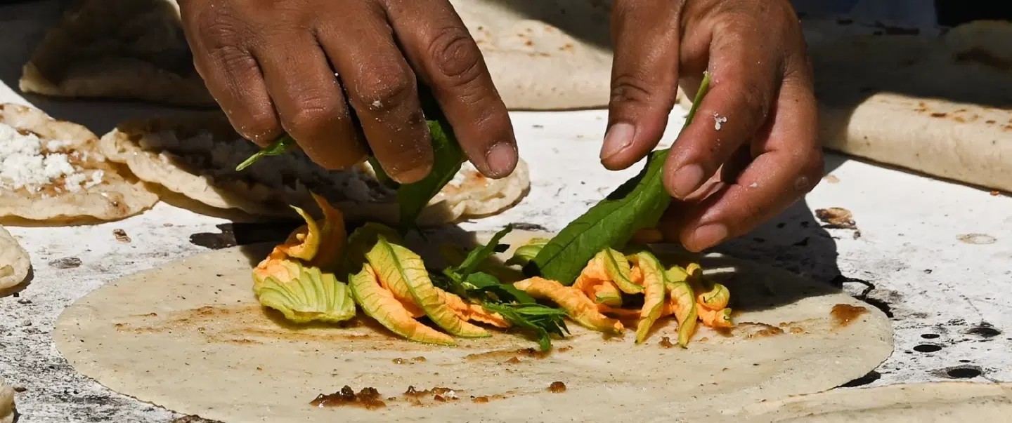 Walking Tour in Oaxaca exploring markets, traditional street food, tejate, and local food culture.