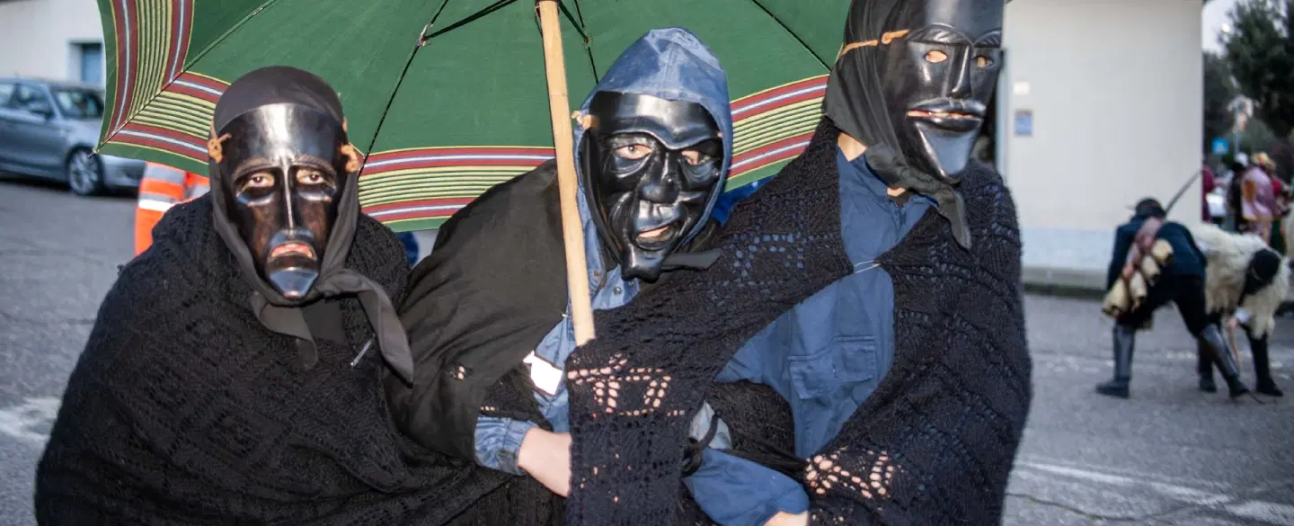 Ottana Carnival (Carnevale) Photo Walk in Sardinia with Boes & Merdules masks, led by photographer.