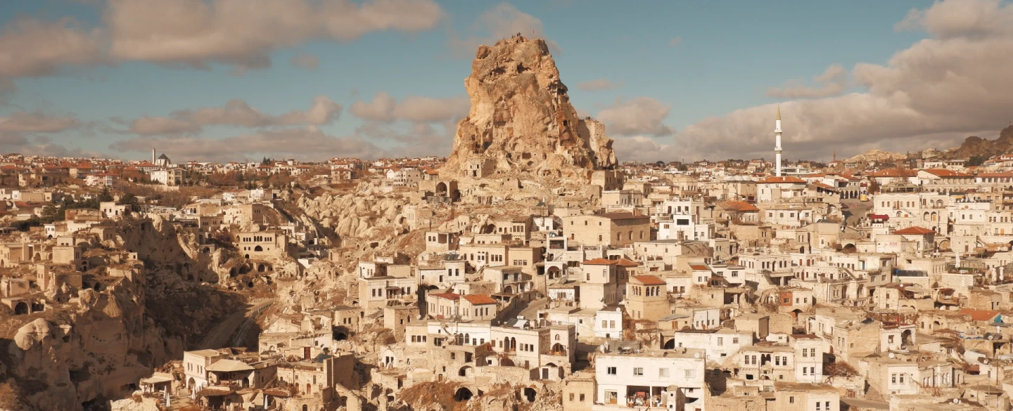 Day Trip in Cappadocia: Göreme, Uçhisar Castle, Kaymaklı underground city, Paşabağ fairy chimneys.