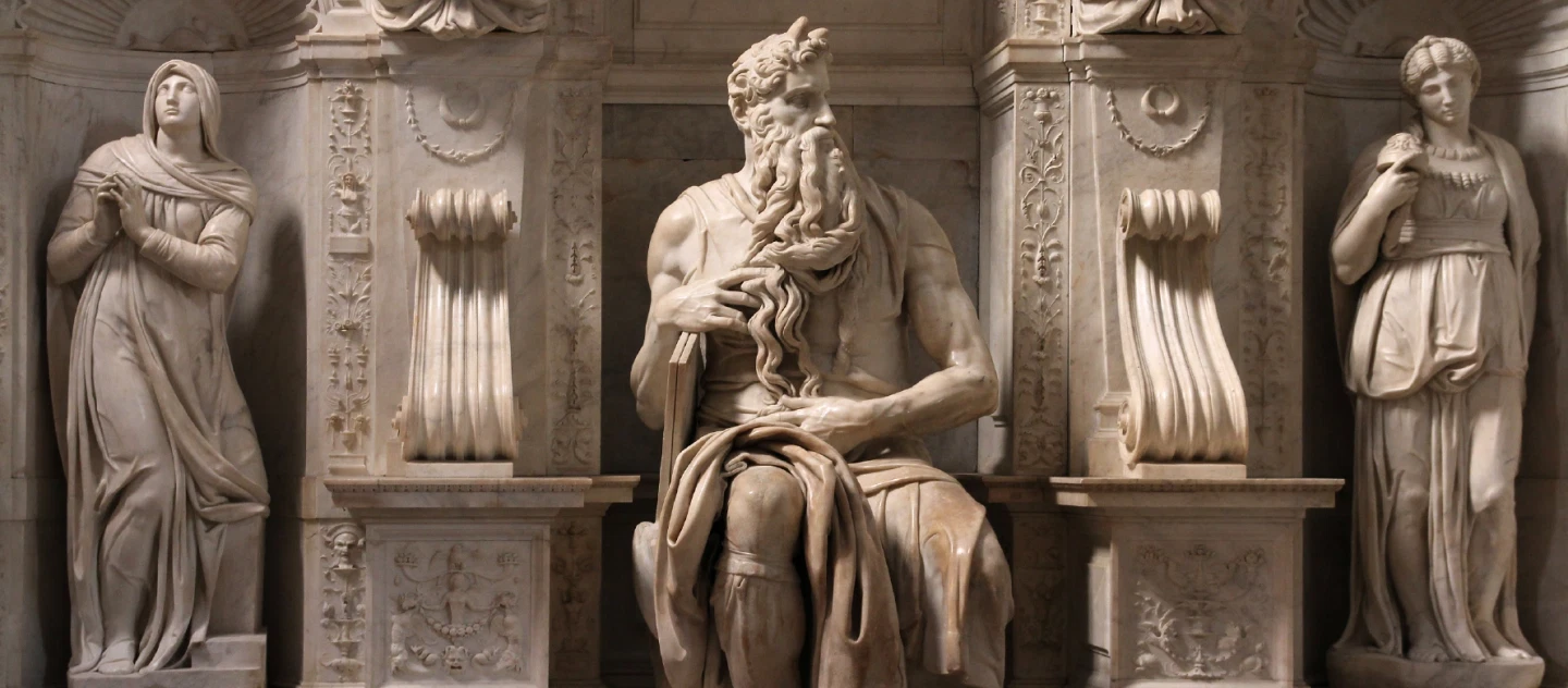 Art Walk in Rome discovering Michelangelo’s masterpieces while walking or running through the city.