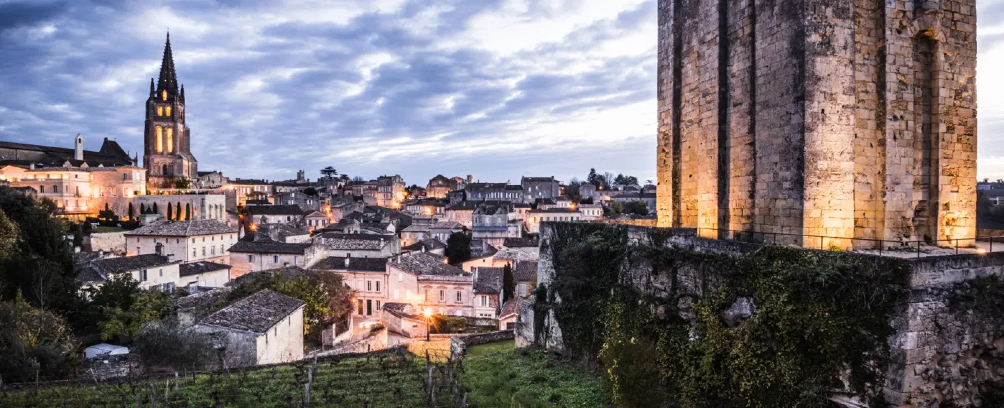 Wine Tasting in Saint-Émilion near Bordeaux: Visit classified vineyards and UNESCO heritage sites.