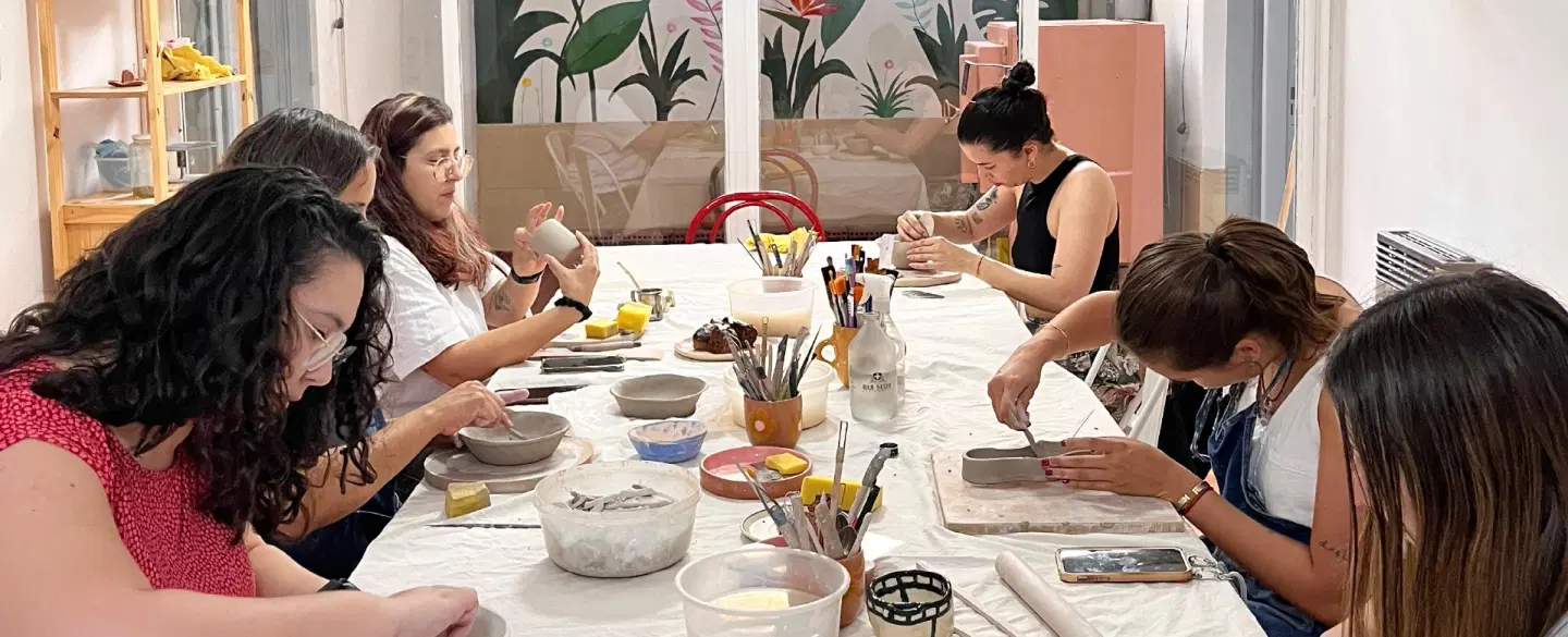 Ceramic Workshop in Mendoza, Argentina, with a local artisan, to create a mate drinking gourd.