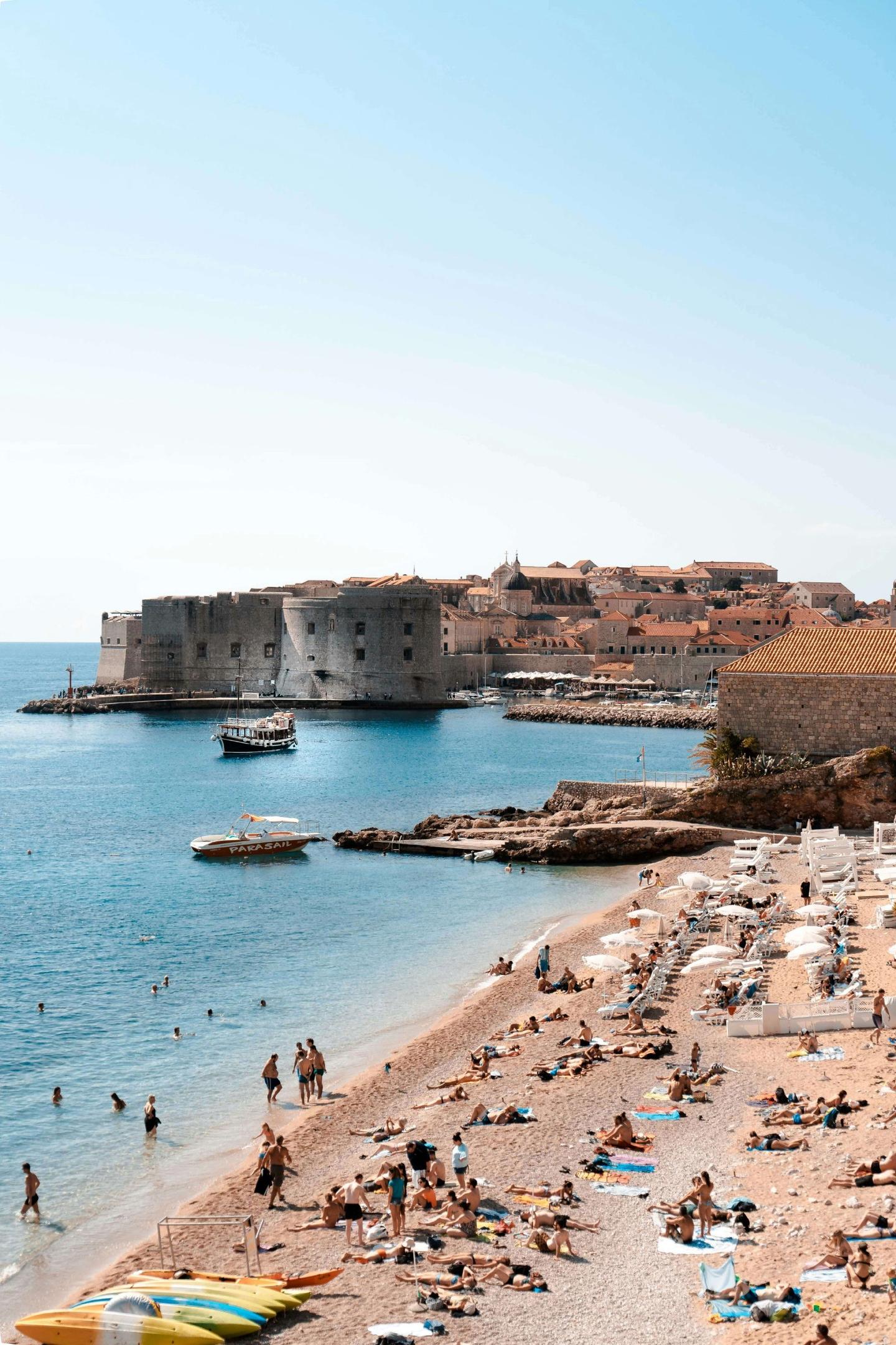 3 days in Dubrovnik with Old Town walks, exploring Fort Lovrijenac, Croatian food, and Banje Beach.