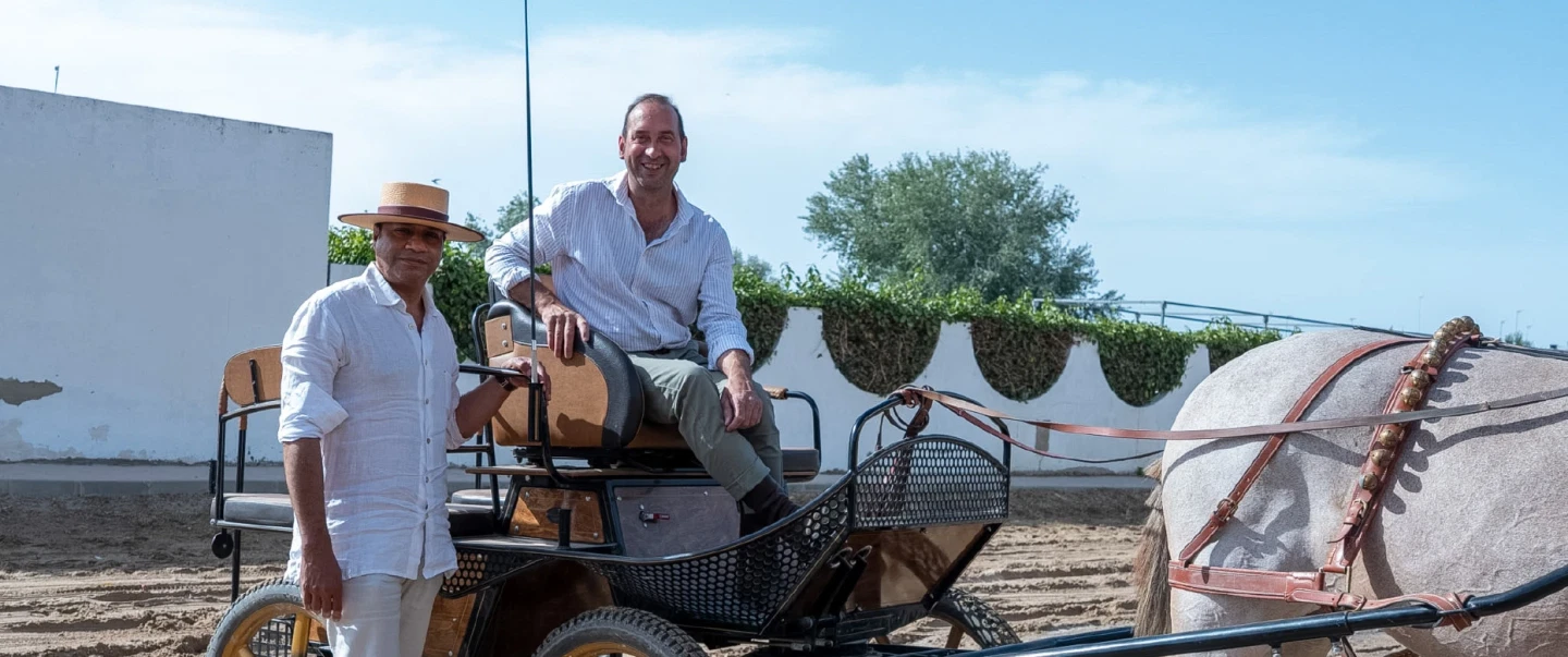 Cultural Tour of El Rocío from Seville with carriage ride, Doñana visit, Andalusian lunch, flamenco.