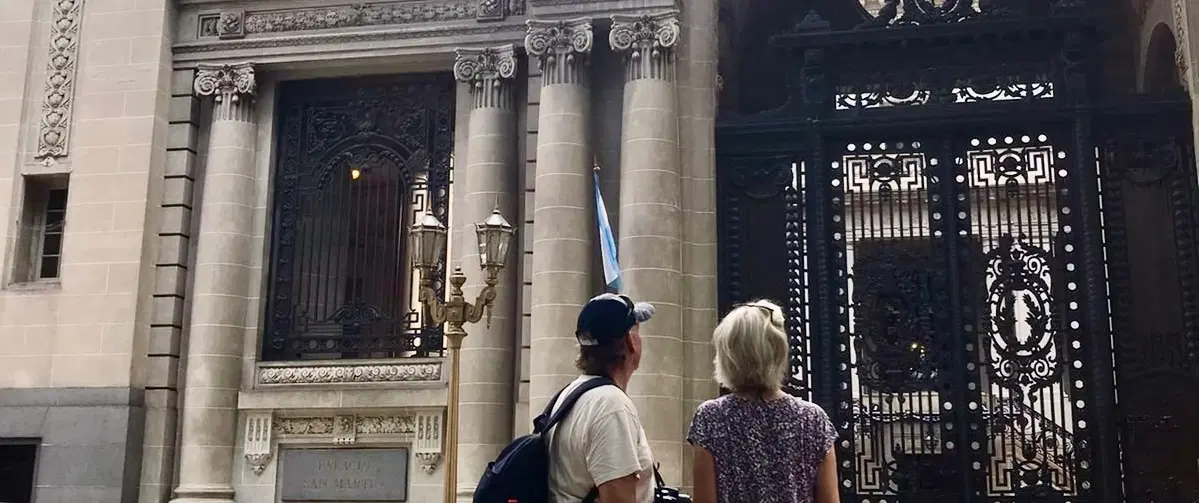 Walking Tour in Buenos Aires, Argentina exploring Recoleta, Retiro, and San Telmo with local guide.