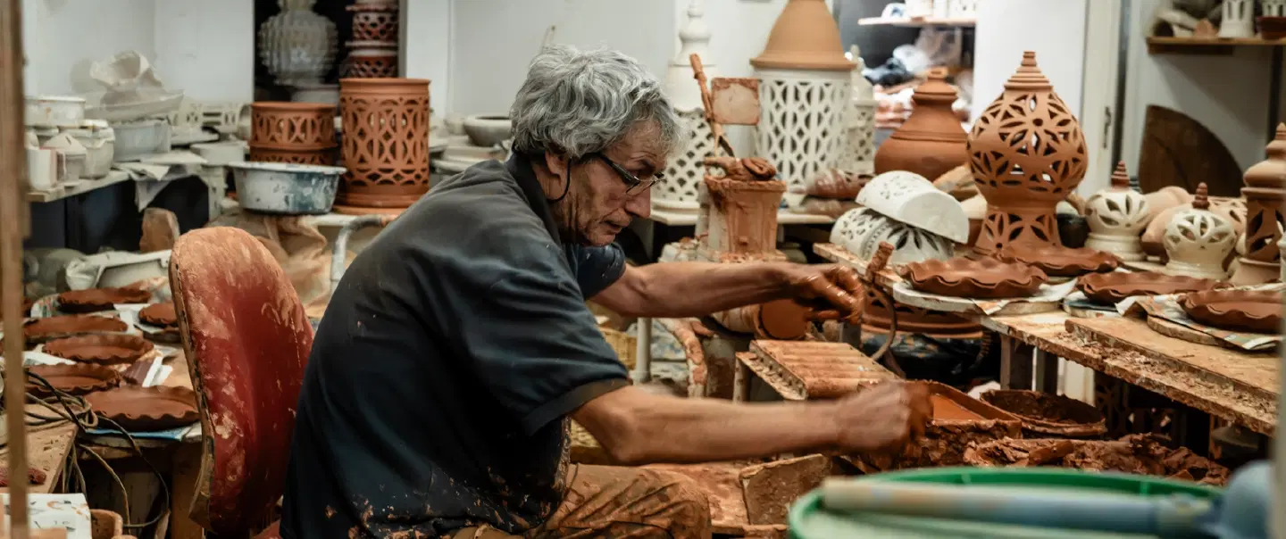 Walking Tour in Loulé, Algarve, exploring the vibrant market life, local artisans, Moorish heritage.