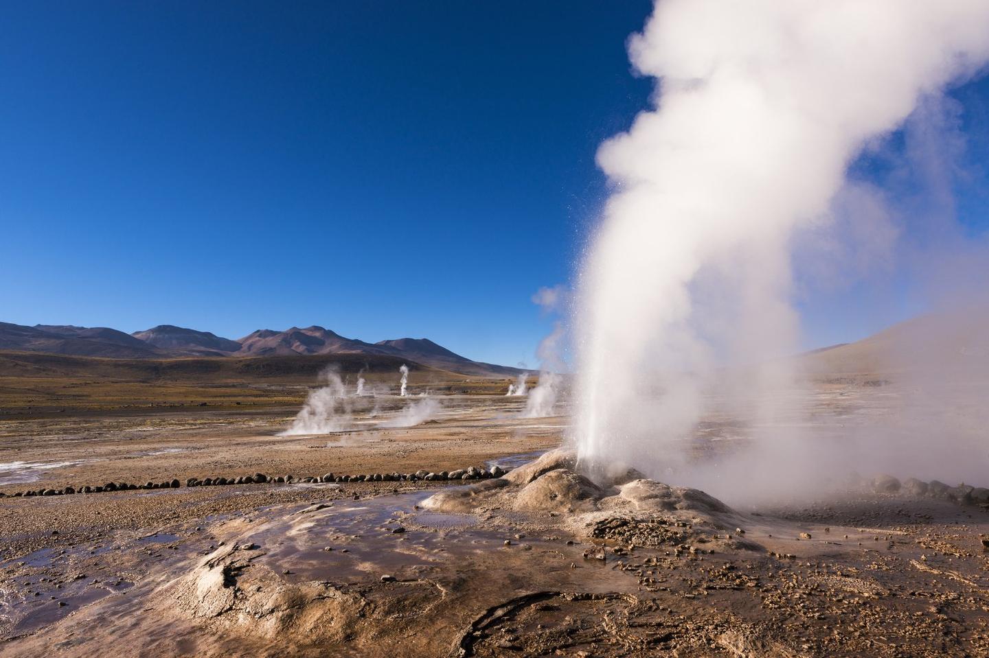 3 days in the Atacama Desert exploring clay, salt flats, flamingos, stars, geysers, and springs.