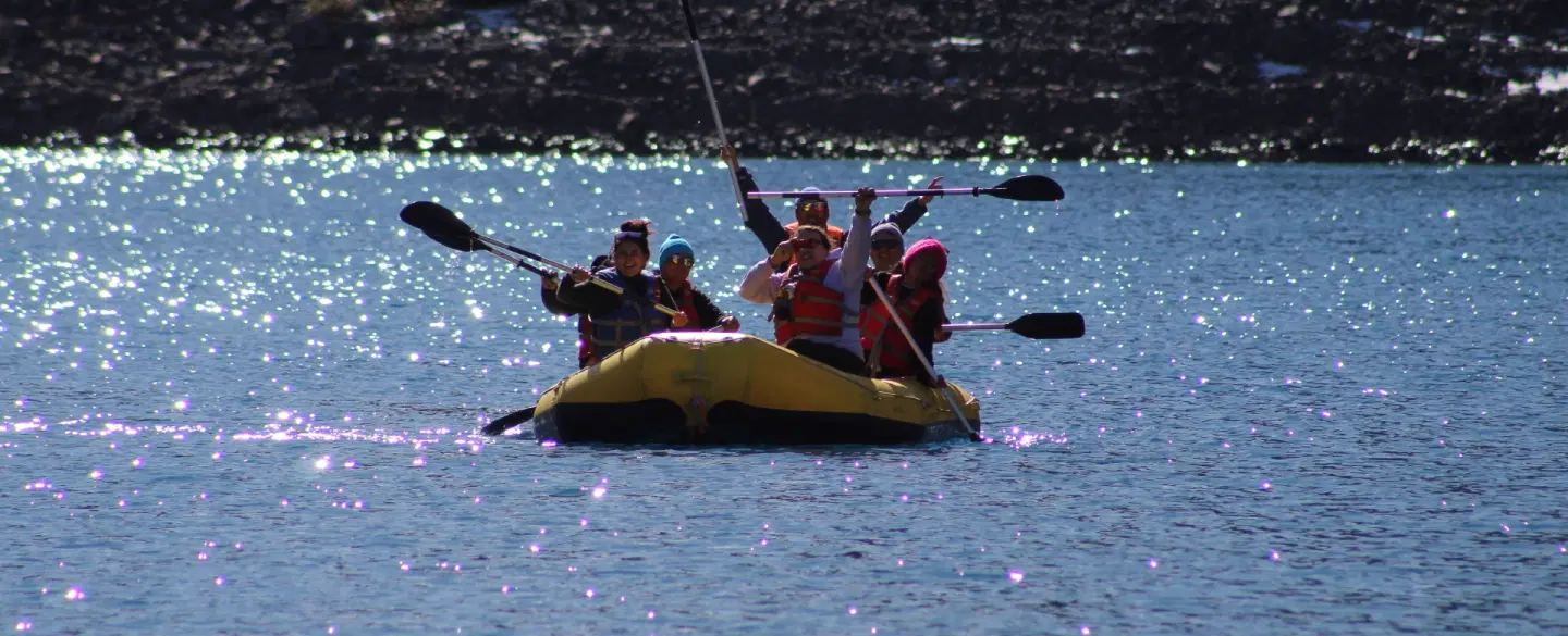 Nature Day Trip from Los Andes near Santiago, Chile, with boat ride on mystical Laguna del Inca.