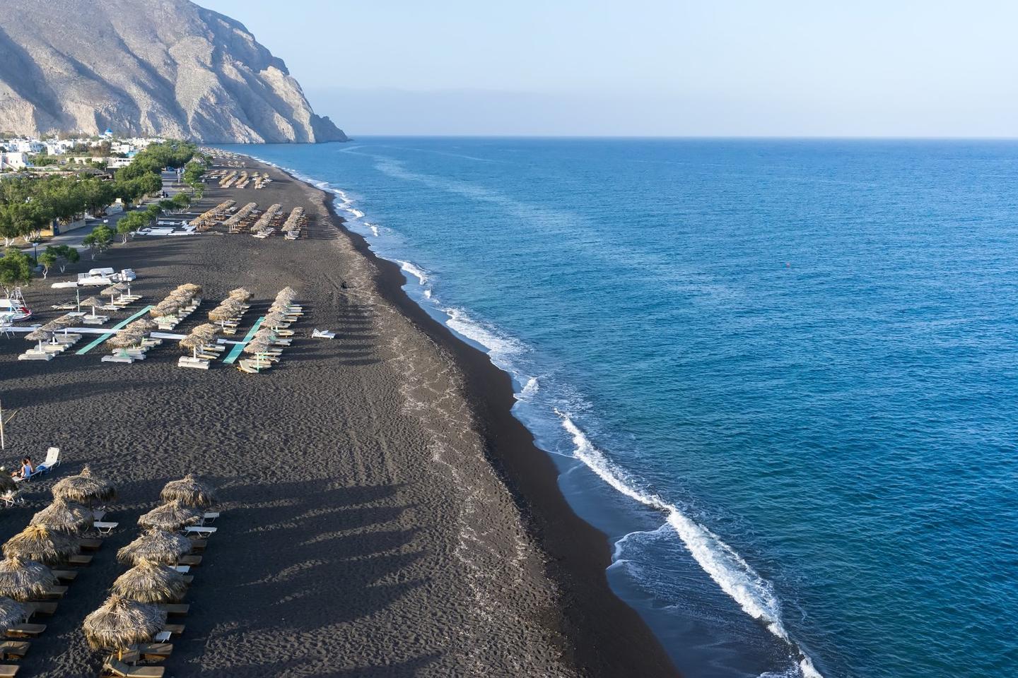 3 days in Santorini with Aegean coast swims, Greek cooking, winery visits and a sunset boat tour.
